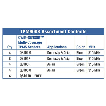 Standard Ignition Tire Pressure Monitoring System Sensor TPM9008