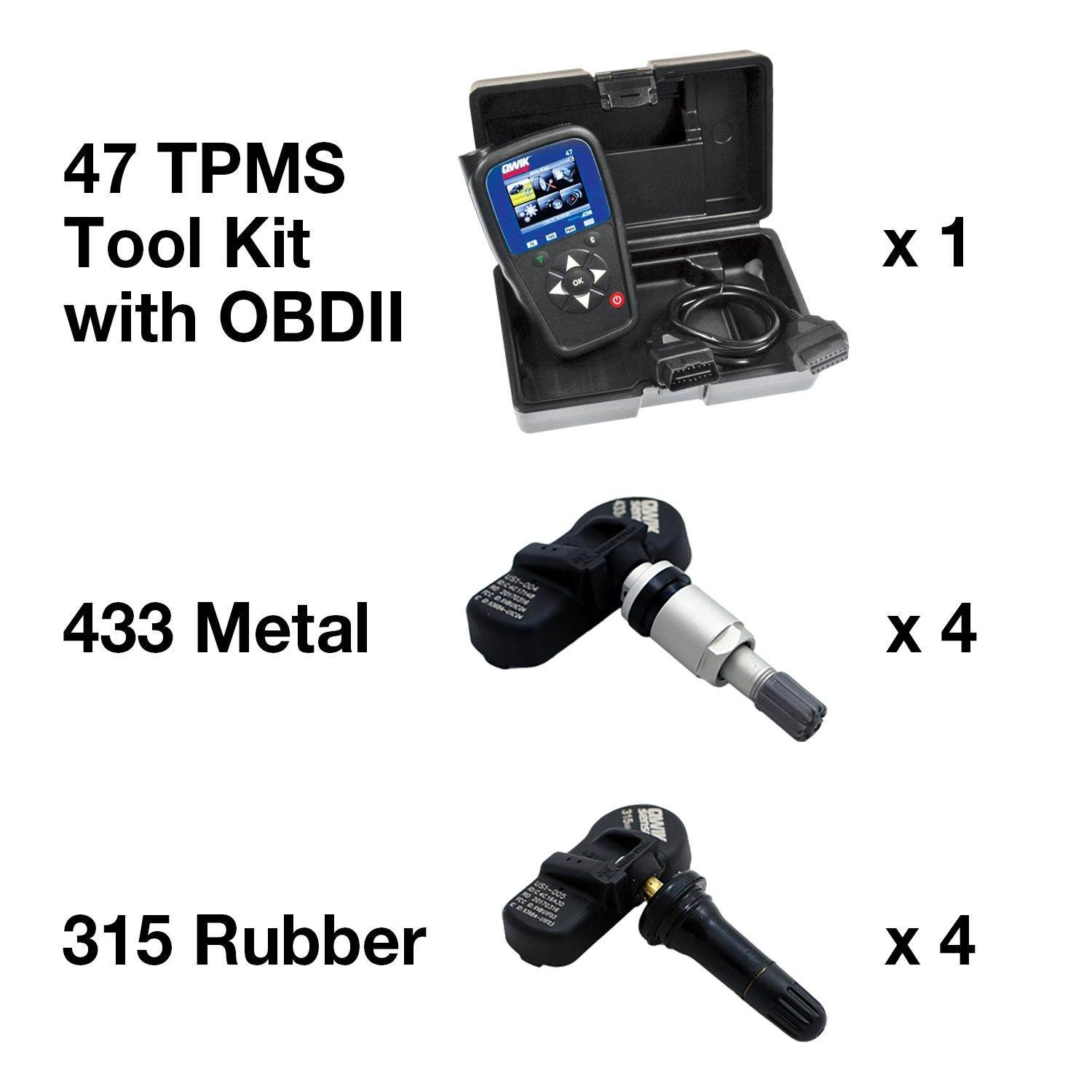 Standard Ignition Tire Pressure Monitoring System Sensor Service Kit TPM9014