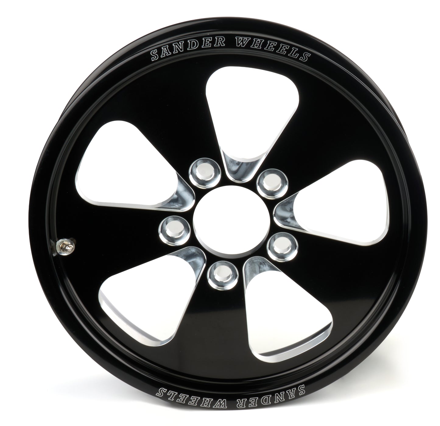 SANDER ENGINEERING 740 SERIES 15X3.5X2.2 FR GD 5 SPOKE 5X4.75 BLK & Wheels and Tires Wheels main image