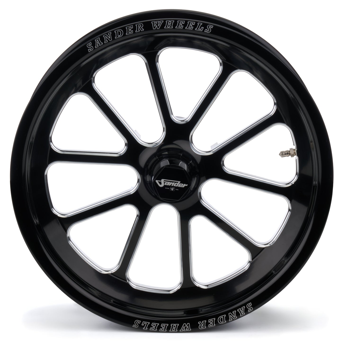 SANDER ENGINEERING 740 SERIES 15X3.5 FRGD 1 0 SPOKE SPINDLE MNT ANGL Wheels and Tires Wheels main image