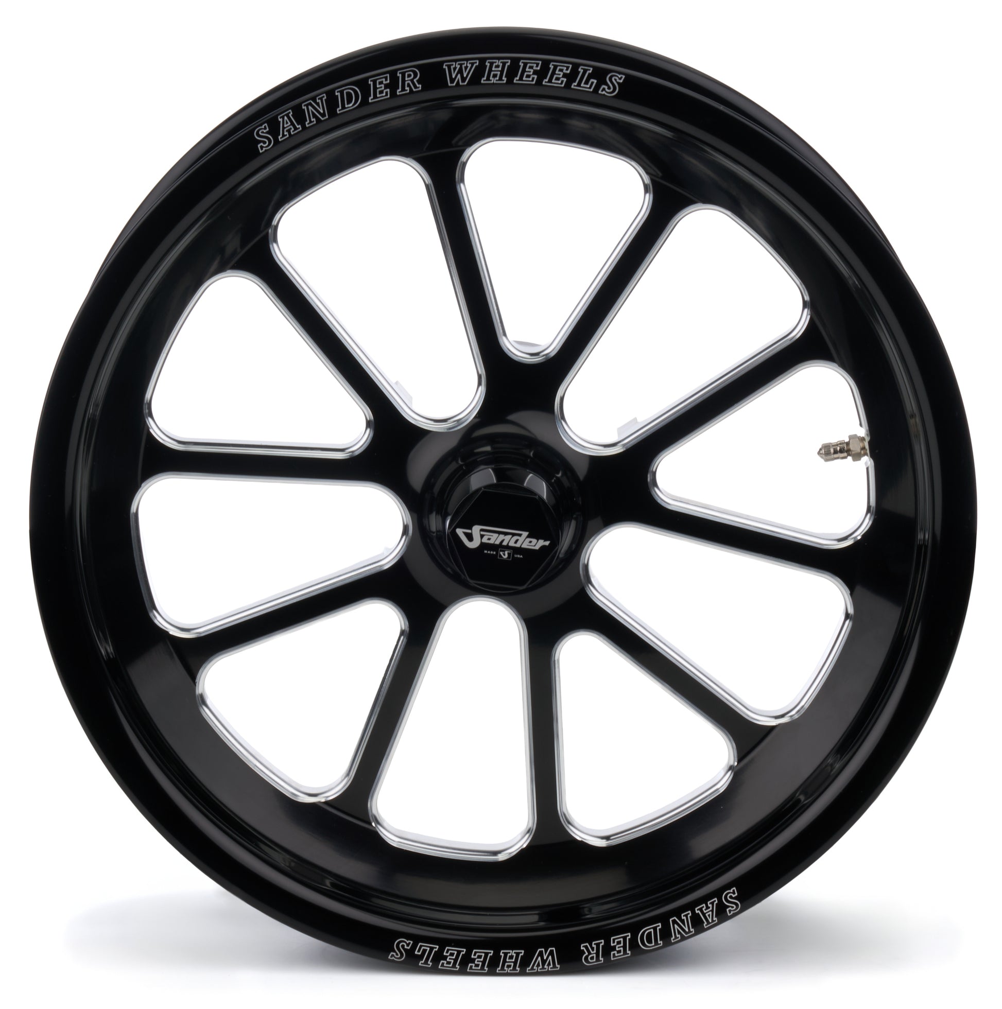 SANDER ENGINEERING 740 SERIES 15X3.5 FRGD 1 0 SPOKE SPINDLE MNT ANGL Wheels and Tires Wheels main image