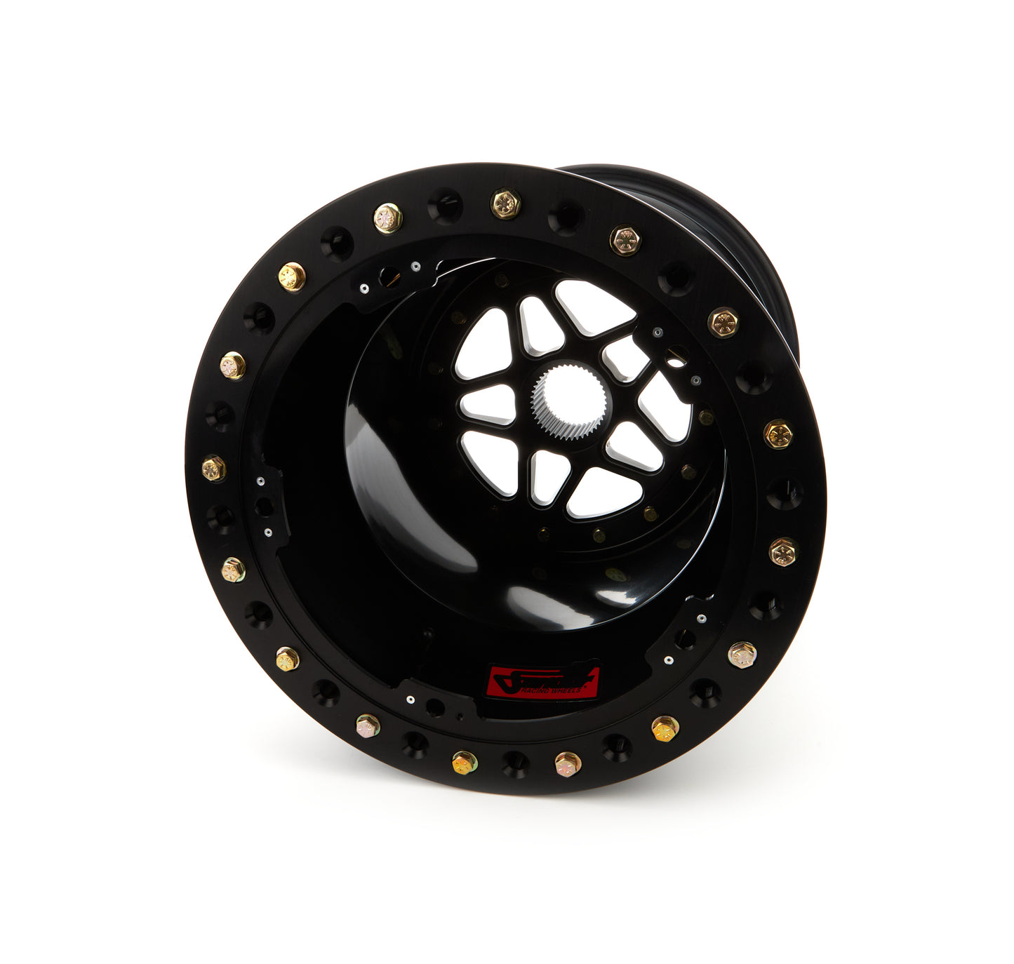 Sander Engineering Sprint Wheel 15x18 5in BS Outside Lock Black Wheels Wheels main image