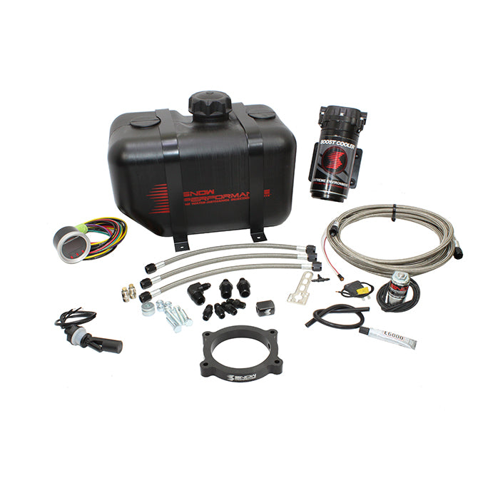 Snow Performance 14-17 Corvette Stg 2 Boost Cooler F/I Water Injection Kit (SS Braid Line & 4AN) SNO-2162-BRD