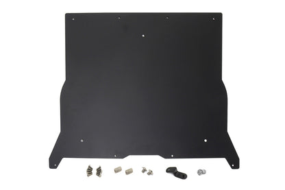 HPS Performance HPS Aluminum Front Skid Plate Undertray Protection Shield 2017-2023 Tesla Model 3, Black SP-101