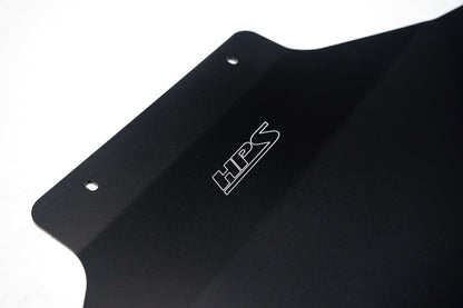 HPS Performance HPS Aluminum REAR Skid Plate Undertray Protection Shield 2017-2023 Tesla Model 3, Black SP-102