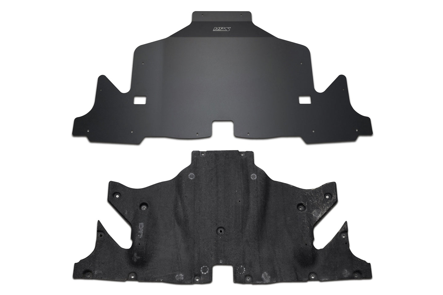HPS Performance HPS Aluminum REAR Skid Plate Undertray Protection Shield 2020-2023 Tesla Model Y, Black SP-102