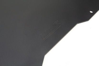 HPS Performance HPS Aluminum Front Skid Plate Undertray Protection Shield 2020-2023 Tesla Model Y, Black SP-101