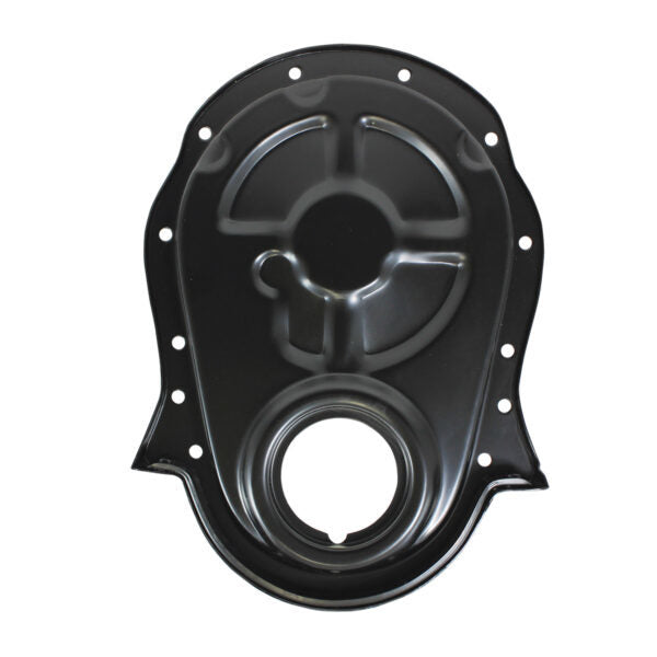 SPC Performance Timing Chain Cover BBC 396-454 Black Engine Covers, Pans and Dress-Up Components Timing Covers main image