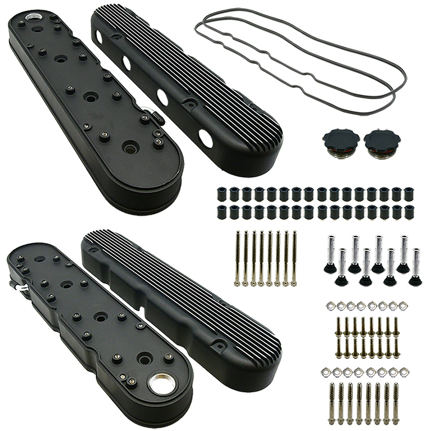 SPC Performance GM LS Engine Valve Cover 2-Piece Tall Engine Covers, Pans and Dress-Up Components Valve Covers main image