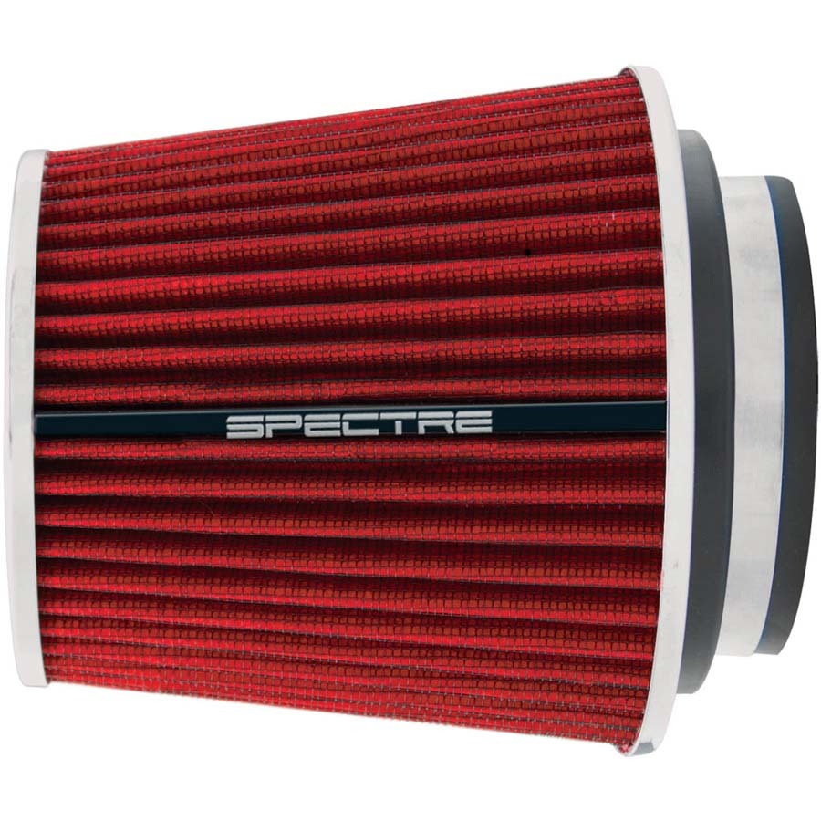 SPECTRE 4in Inlet Cone Filter Red 5.5 in Long Air and Fuel Air Cleaners, Filters, Intakes and Components main image