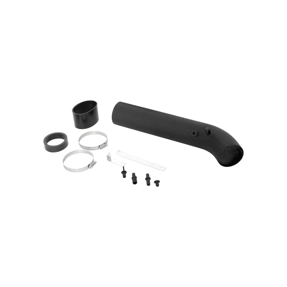 SPECTRE Universal Air Intake Tube Aluminum Black Air and Fuel Air Cleaners, Filters, Intakes and Components main image