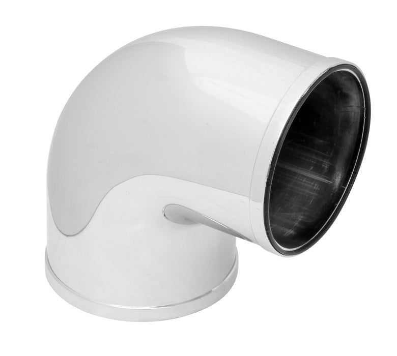 SPECTRE 3in 90 Degree Elbow Tube Chrome Air and Fuel Air Cleaners, Filters, Intakes and Components main image