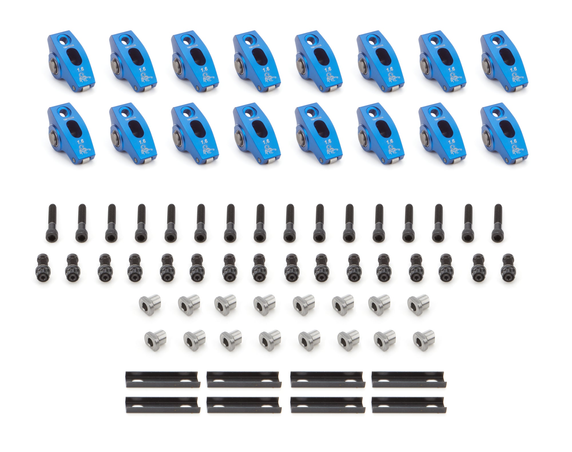 Scorpion Performance Olds V8 Roller Rocker Arm Set 1.6 Ratio Adj. Camshafts and Valvetrain Rocker Arms and Components main image