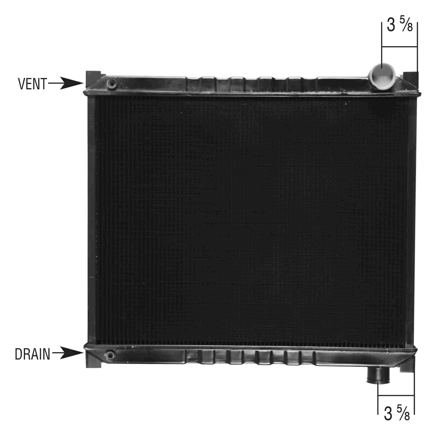 Spectra Premium INDUSTRIAL COMPLETE RADIATOR 2002-1505
