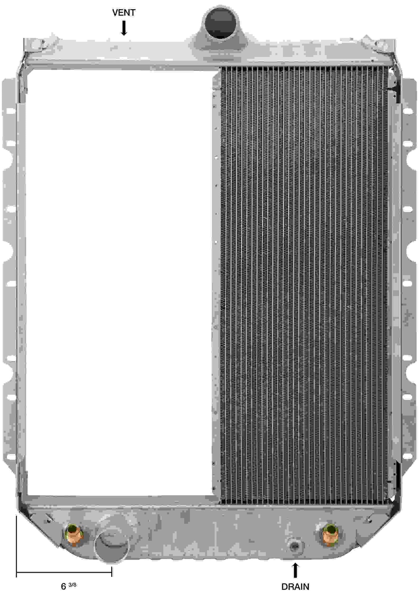 Spectra Premium ALUMINUM INDUSTRIAL RADIATOR 2006-3505A