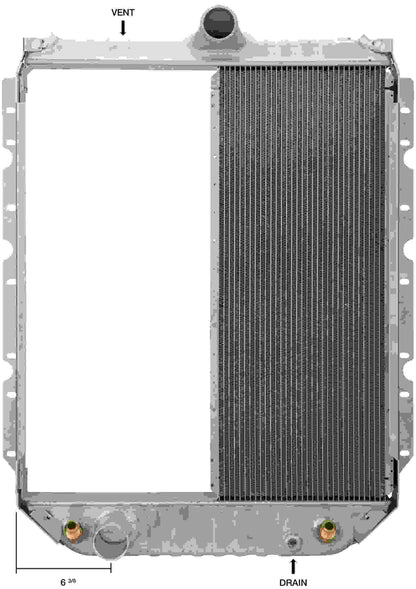 Spectra Premium ALUMINUM INDUSTRIAL RADIATOR 2006-3505A