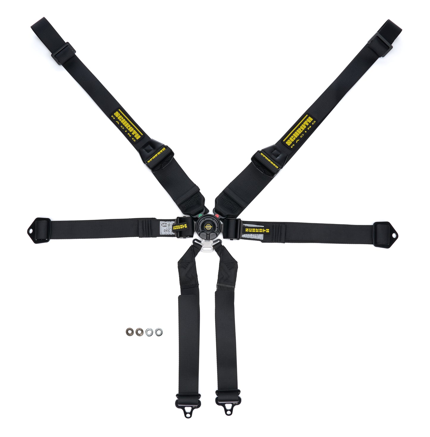 SCHROTH RACING Harness 6pt Profi II SFI Hans Black Safety Equipment Safety Restraints main image