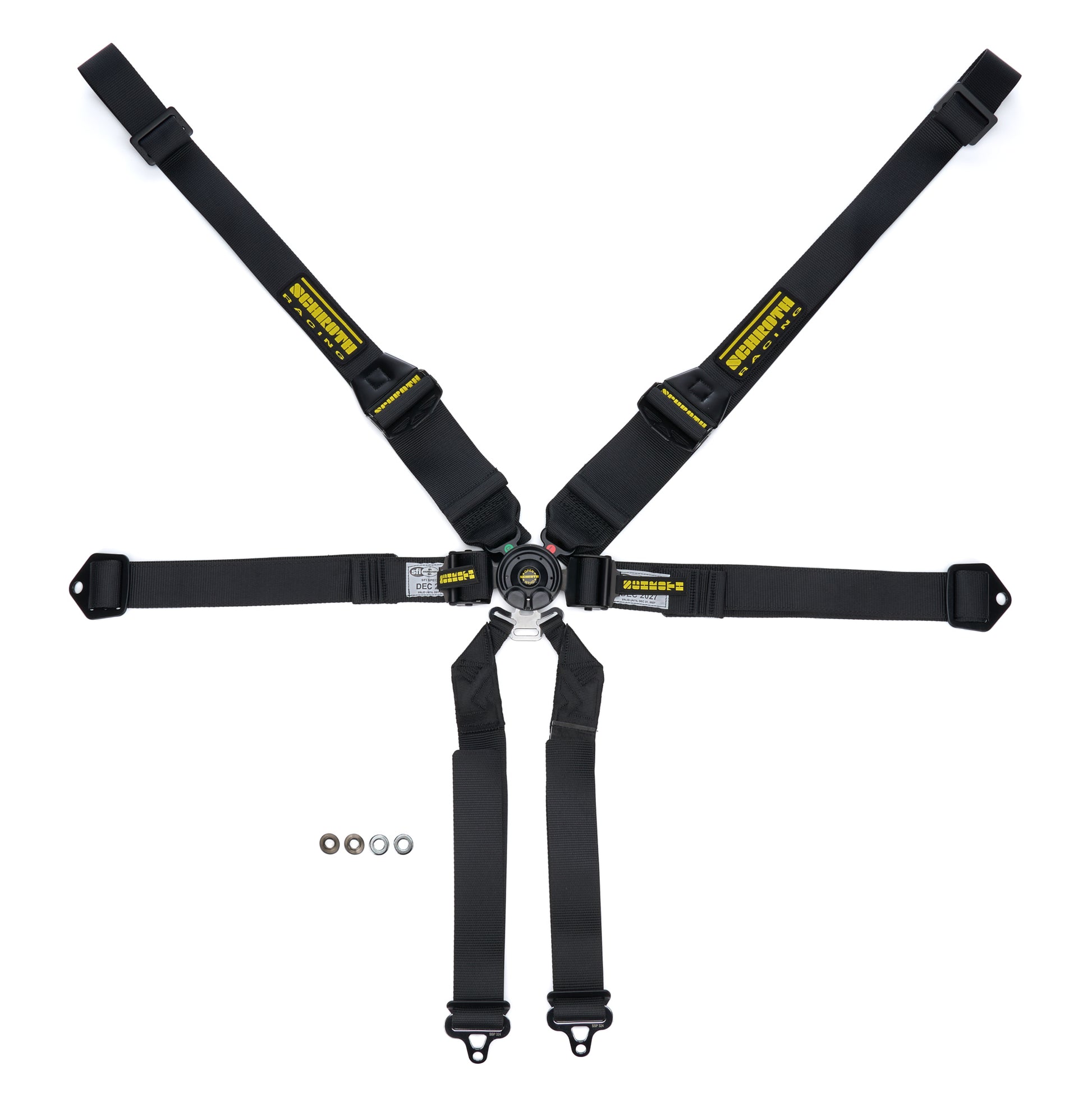 SCHROTH RACING Harness 6pt Profi II SFI Hans Black Safety Equipment Safety Restraints main image