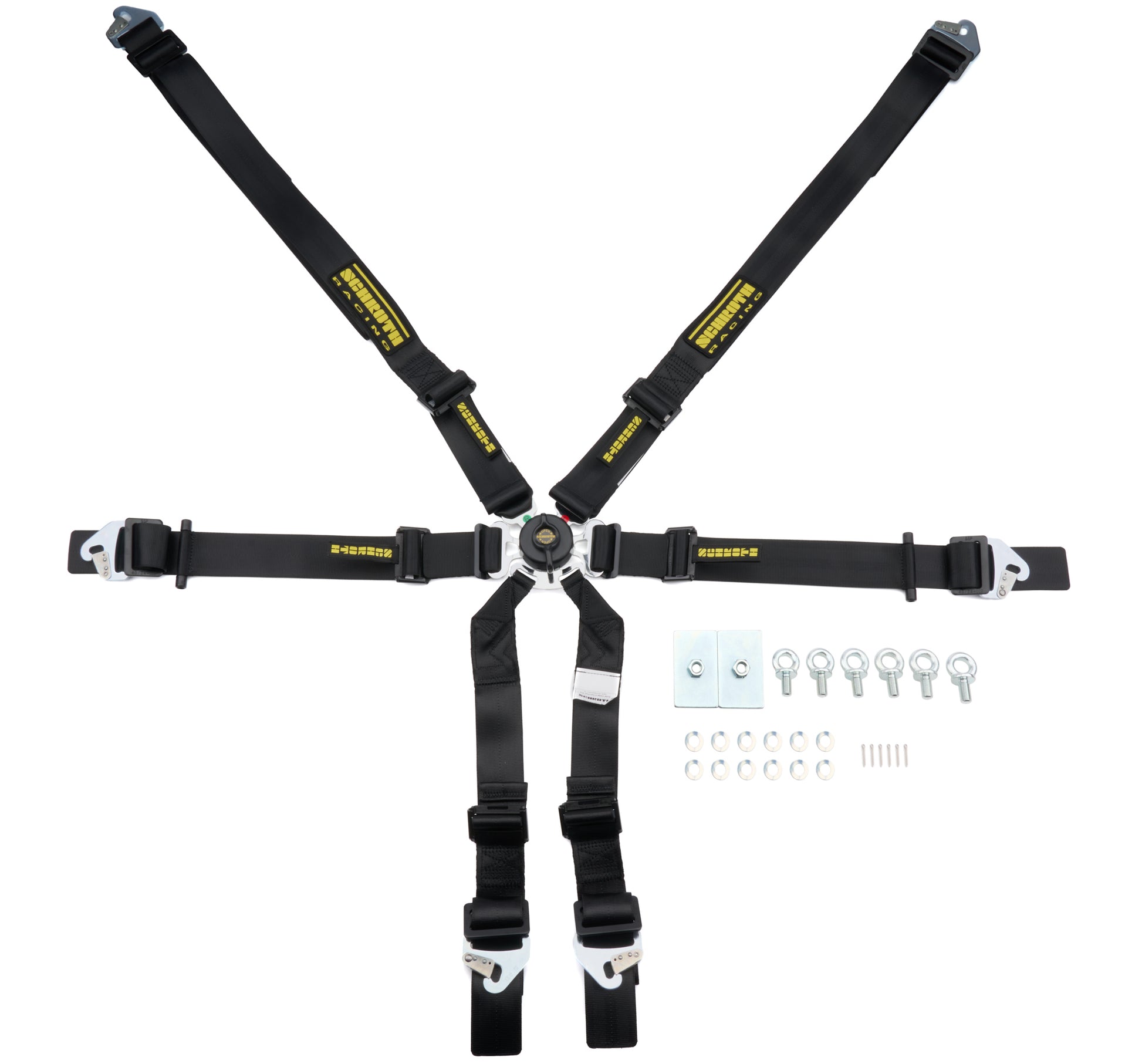 SCHROTH RACING 6PT Harness Flexi Black FIA Hans Safety Equipment Safety Restraints main image