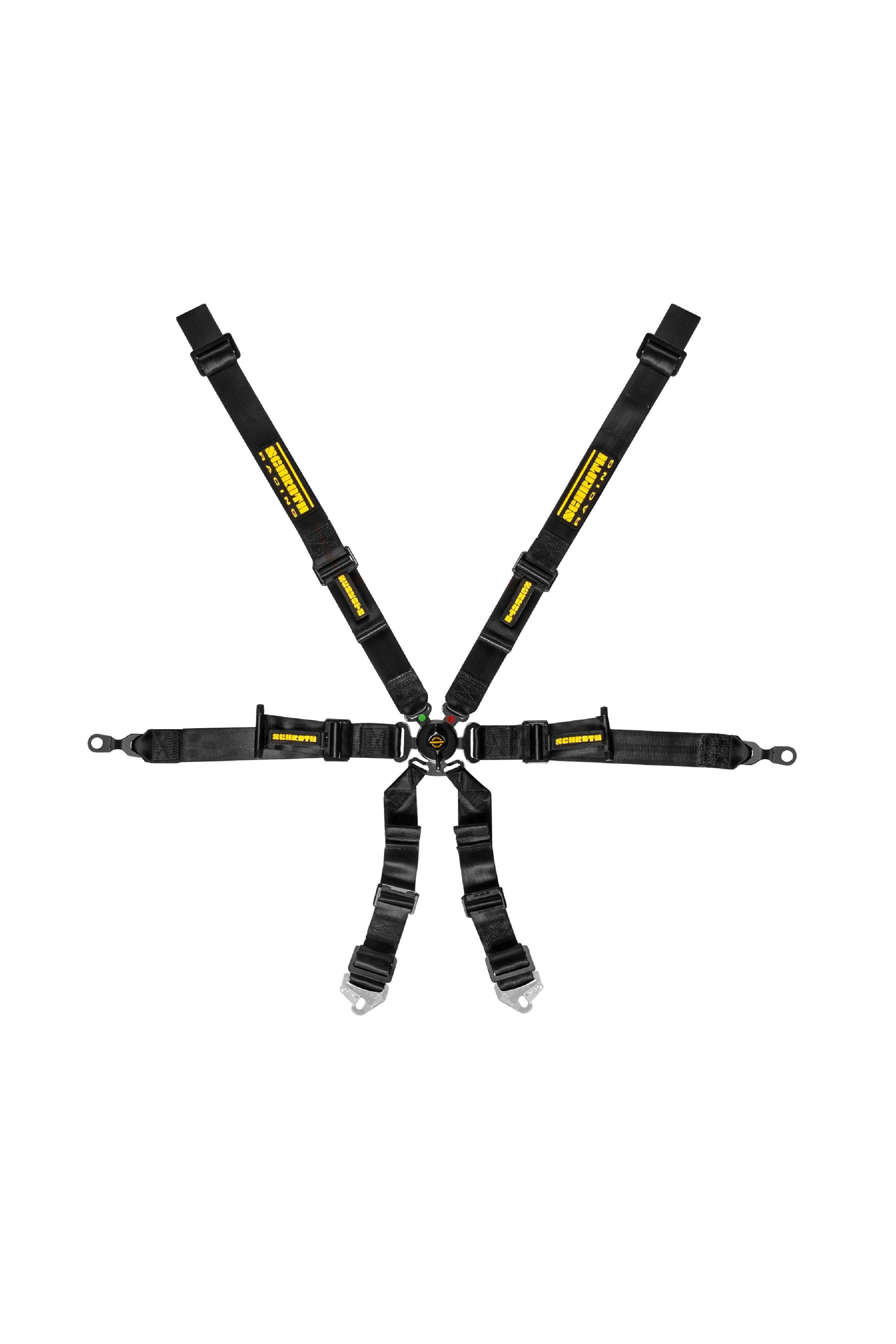 Schroth Racing GT3 P2x2-6 PD Lap-Adj Sb BLK-x27 Safety Restraints Seat Belts and Harnesses main image