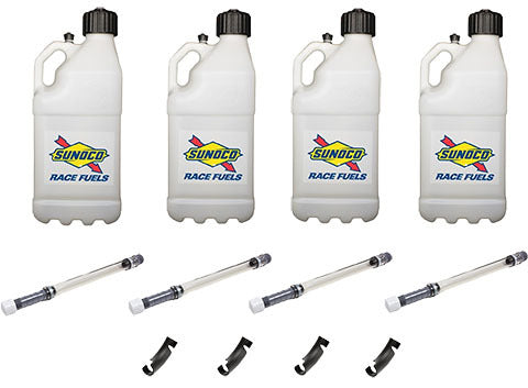 SUNOCO RACE JUGS Clear Utility Jug 5 Gal Case Kit Tools Storage/Organizers main image