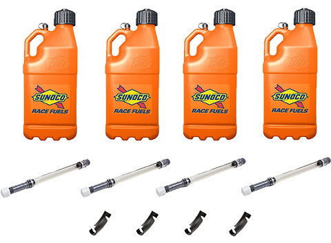 SUNOCO RACE JUGS OrangeUtility Jug 5 Gal Case Kit Tools Storage/Organizers main image