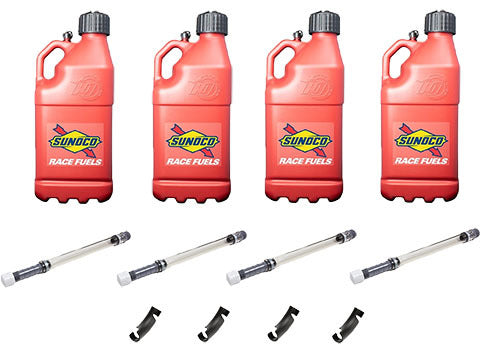 SUNOCO RACE JUGS Red Utility Jug 5 Gal Case Kit Tools Storage/Organizers main image