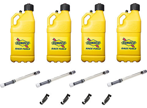 SUNOCO RACE JUGS Yellow Utility Jug 5 Gal Case Kit Tools Storage/Organizers main image