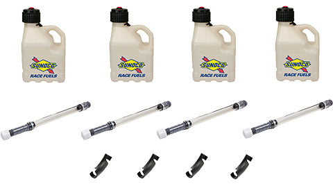SUNOCO RACE JUGS Clear Utility Jug 3 Gal Case Kit Tools Storage/Organizers main image