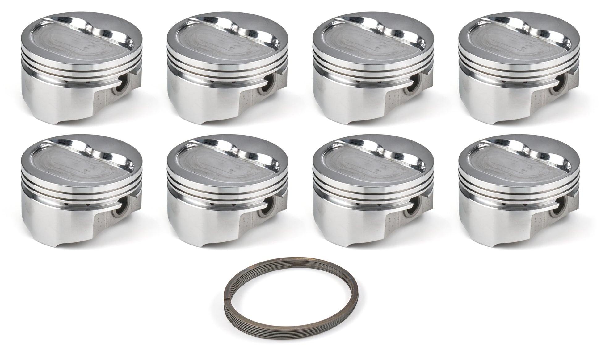 SPORTSMAN RACING PRODUCTS SBC Dished Piston Set 4.020 Bore -16cc Engines and Components Pistons and Piston Rings main image