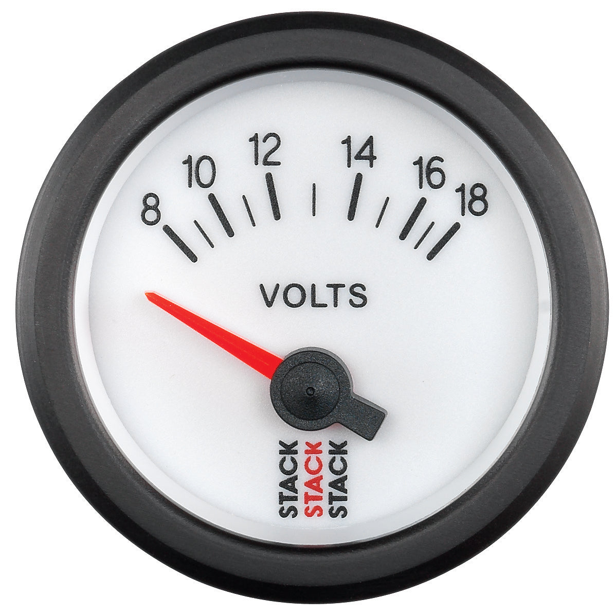 Stack Battery Voltage, Electric, 52mm, Wht, 8-18v 0DNML