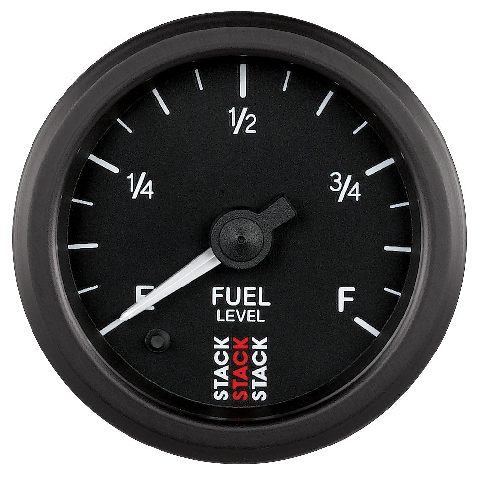 Stack Fuel Level, Pro Stepper Motor, 52mm, Blk, 0-280ohm Programmable