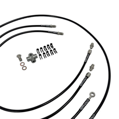 GKTech Stand alone SS braided brake line kit