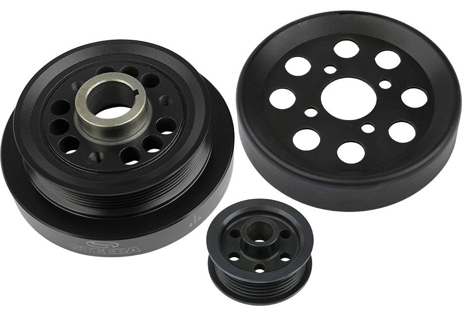 STEEDA AUTOSPORTS Underdrive Pulleys 01 Cobra/03-04 Mach I Engines and Components Belts and Pulleys main image
