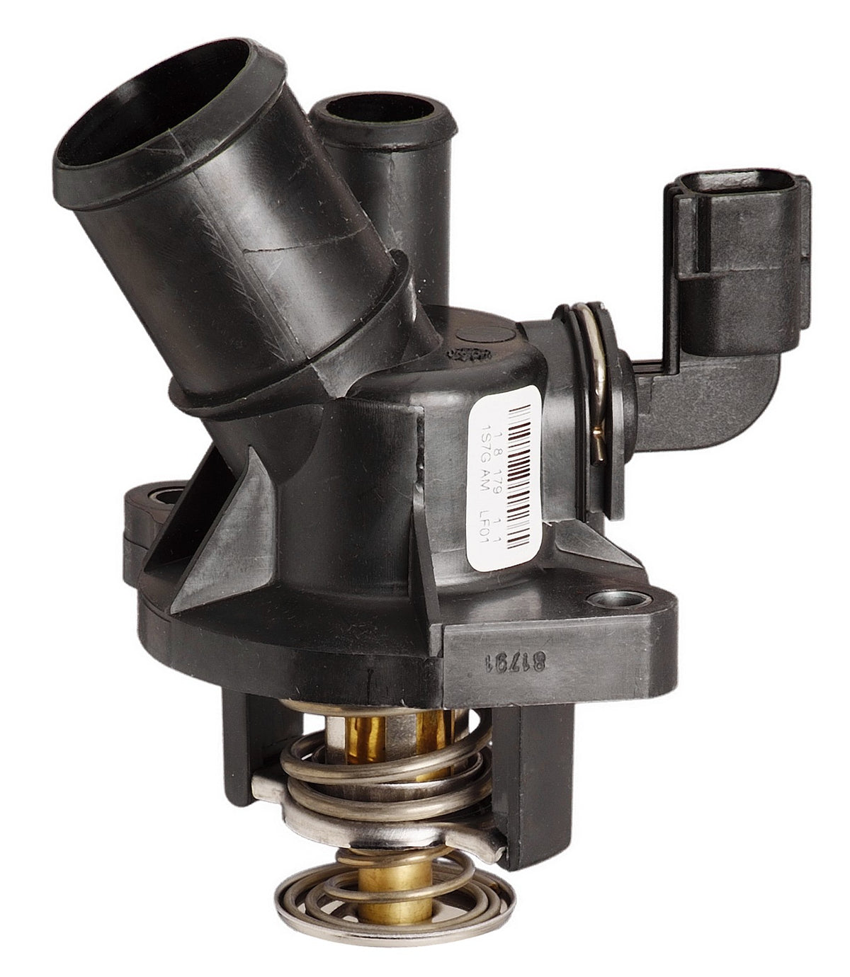 CARQUEST Caps and Stats Engine Coolant Thermostat / Water Outlet Assembly 48672