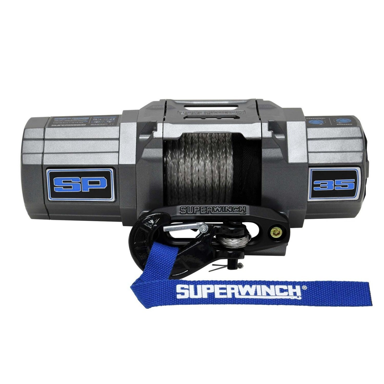 Superwinch 3500lb Winch 40ft Syn thetic Rope Hawse Winches Winches main image