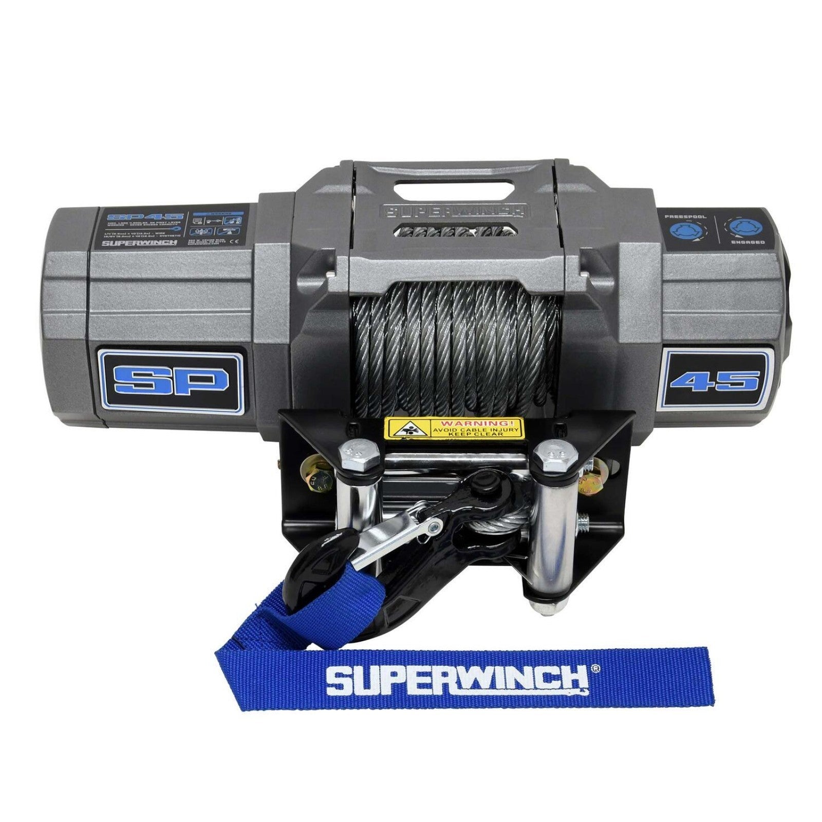 Superwinch 4500lb Winch 40ft Steel Rope Roller Fairlead Winches Winches main image