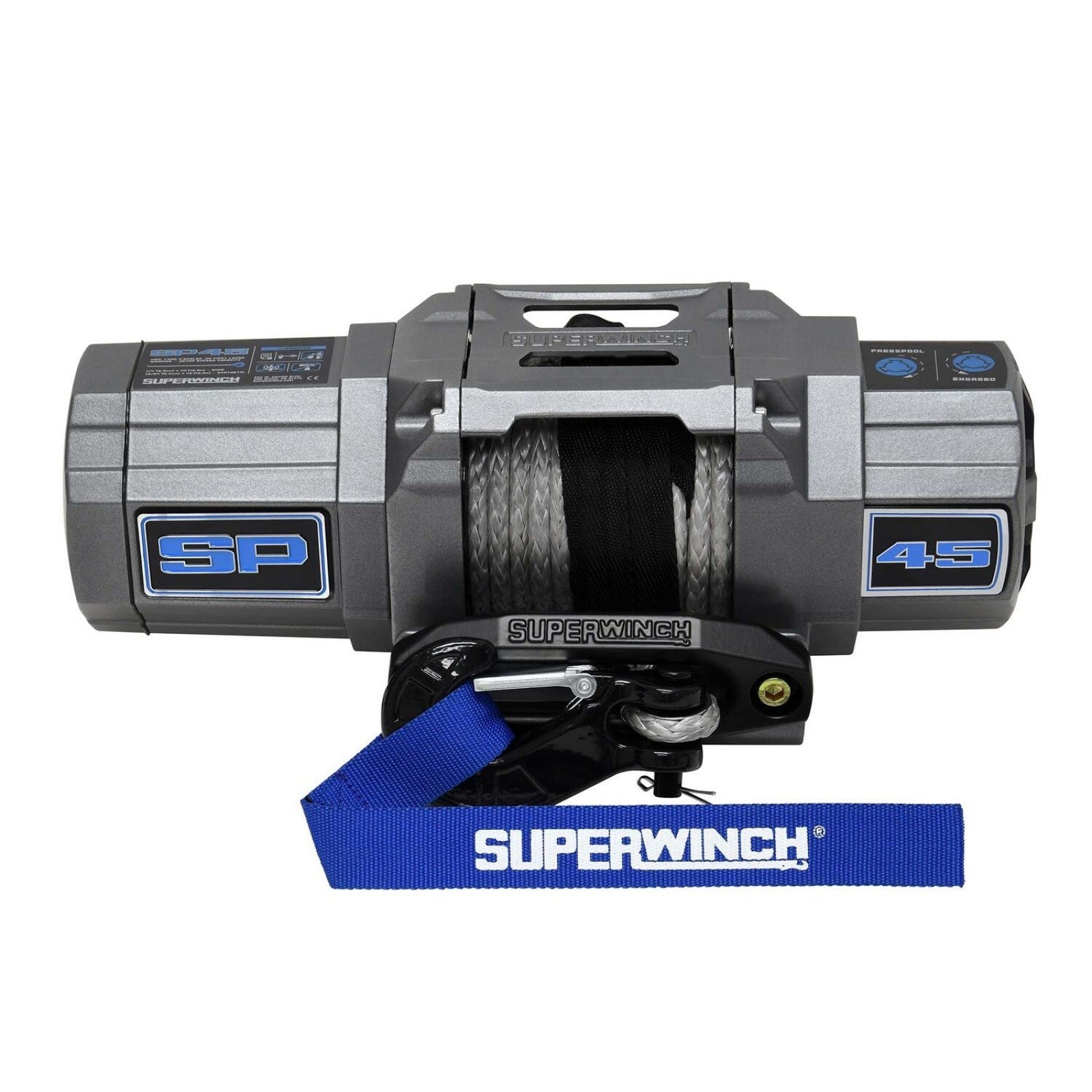 Superwinch 4500lb Winch 40ft Syn thetic Rope Hawse Winches Winches main image