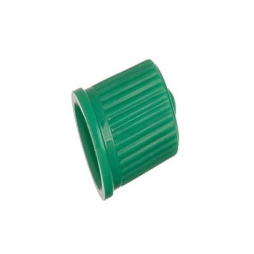 Schrader TPMS Plastic Green Sealing Caps - 100 Pack 20795