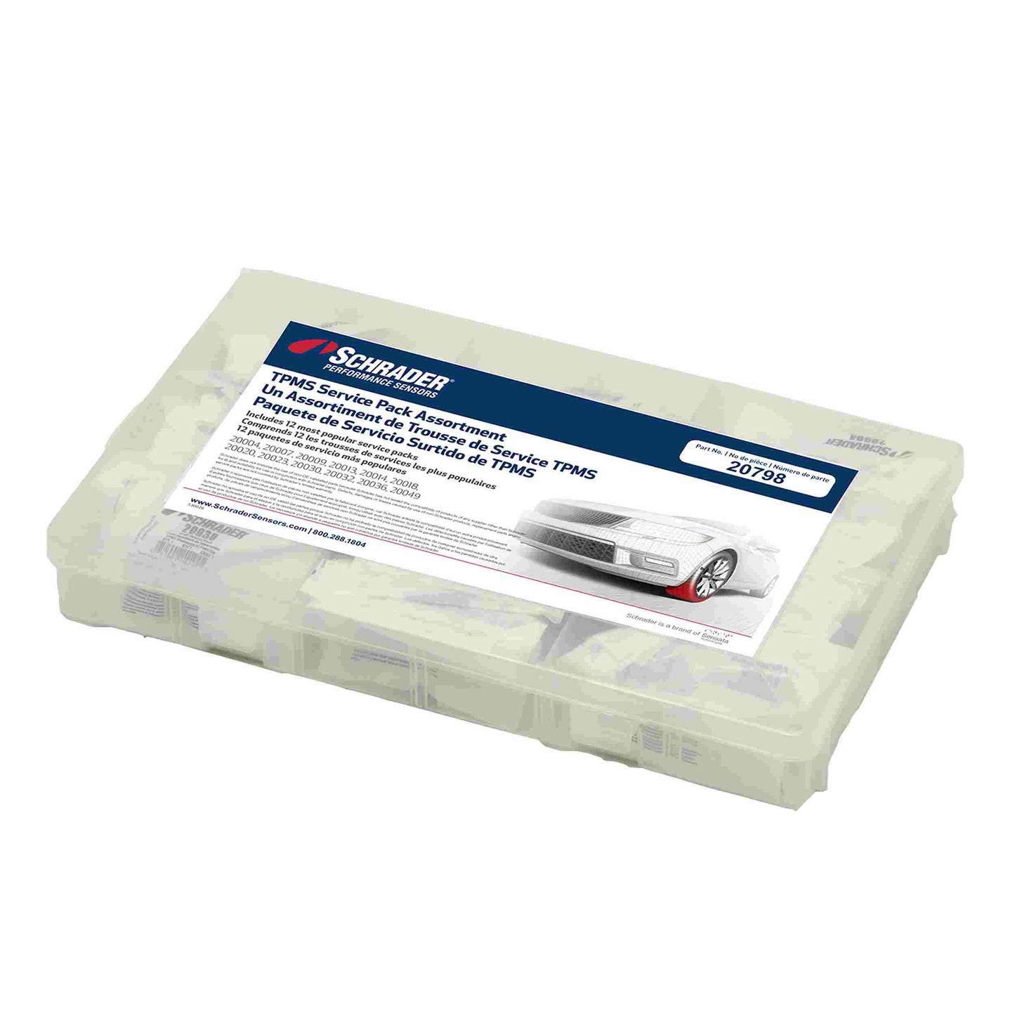 Schrader TPMS Solutions Tire Pressure Monitoring System Sensor Service Kit 20798