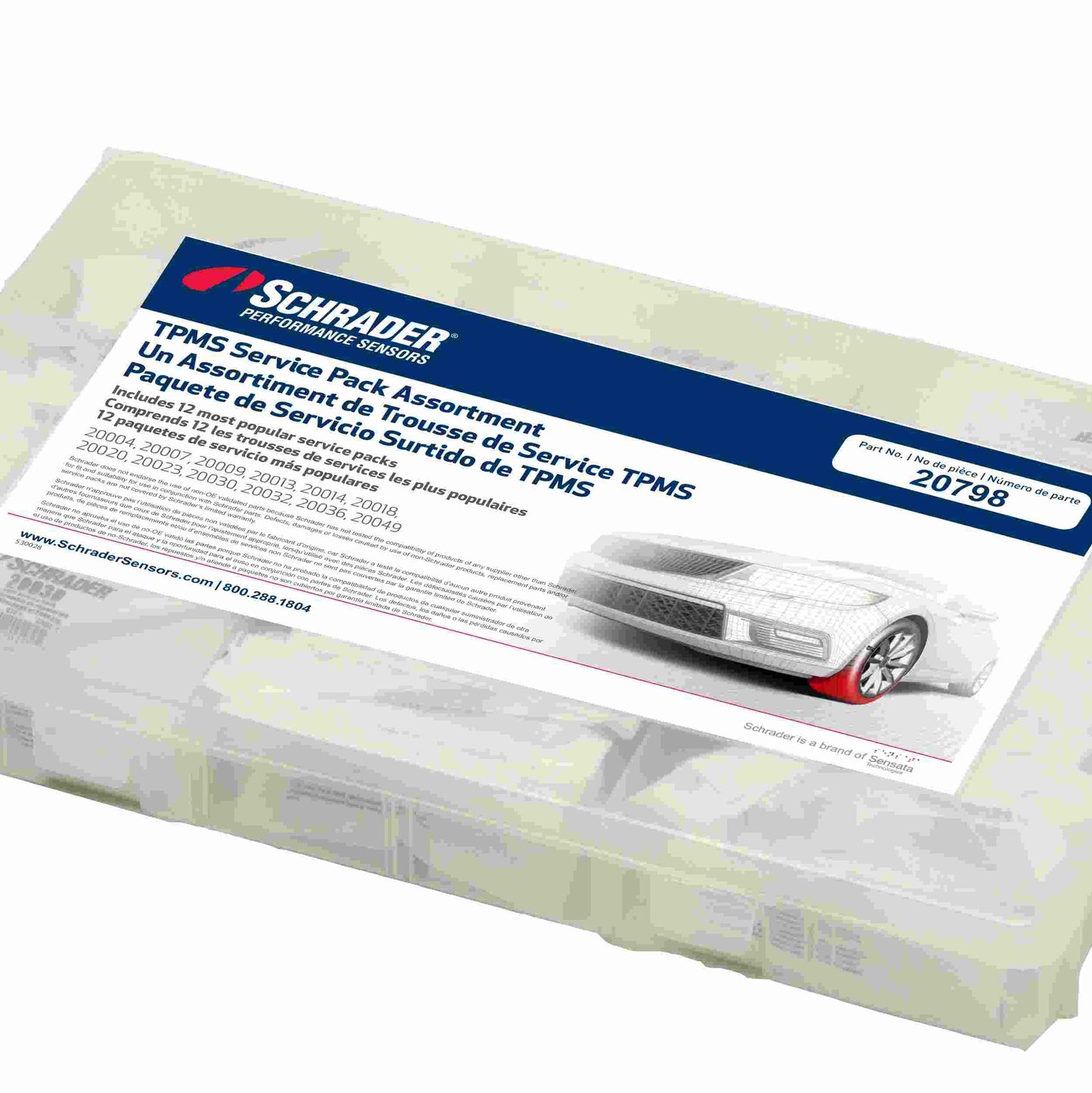 Schrader TPMS Solutions Tire Pressure Monitoring System Sensor Service Kit 20798
