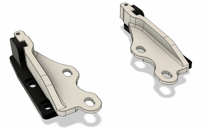 PrivateLabelMfg Precision Works Quick Release Hood Hinges - Honda S2000 Nissan S14