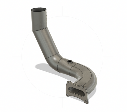 PrivateLabelMfg K-Series K-Swap FG4 K24Z7 Hood Exit Header
