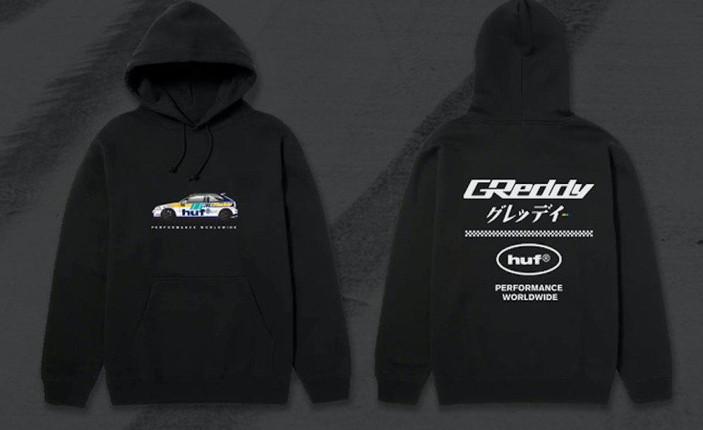 GReddy HUF x GReddy EK Hood - Black