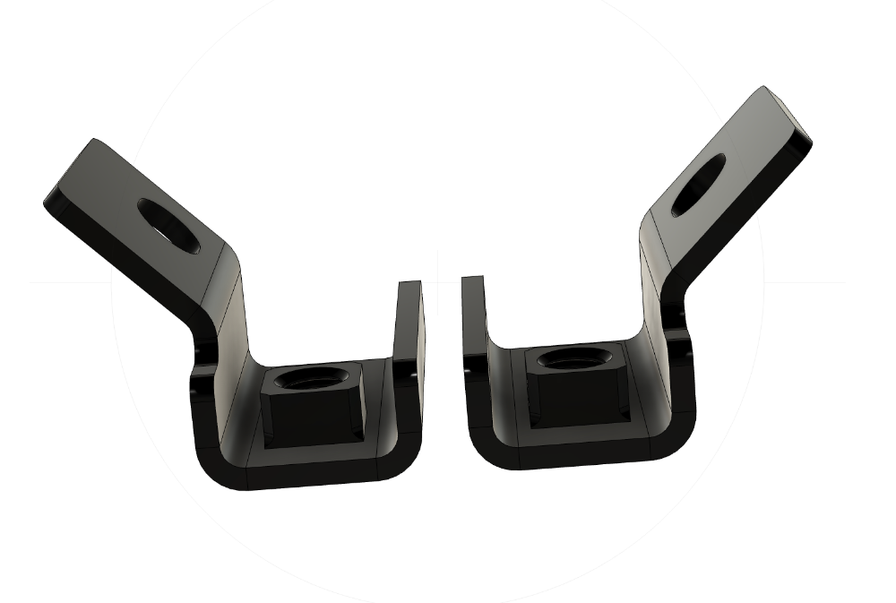 PrivateLabelMfg Nissan S13 180SX Rear Seat Belt Shoulder Bracket Assembly LH & RH 240SX