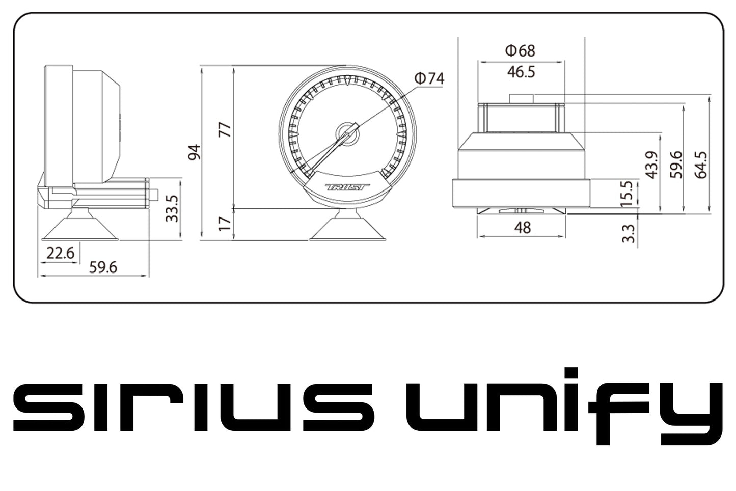 GReddy SIRIUS UNIFY - OIL PRESSURE - () 16001743