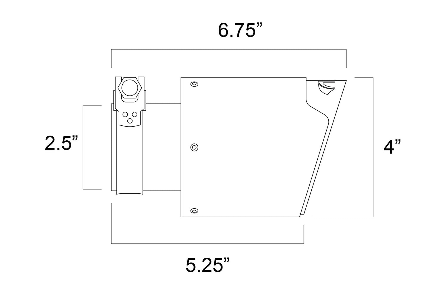ARK 4" Slip-On Single Tip