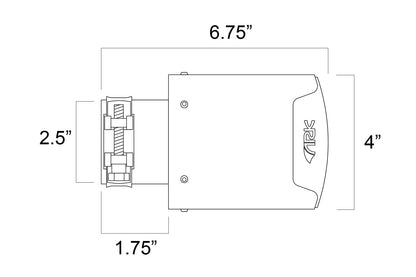 ARK 4" Slip-On Single Tip