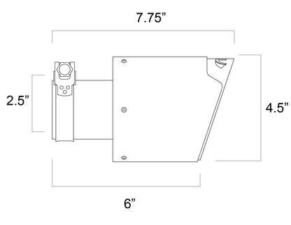 ARK 4.5" Slip-On Single Tip