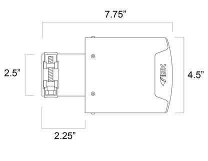 ARK 4.5" Slip-On Single Tip